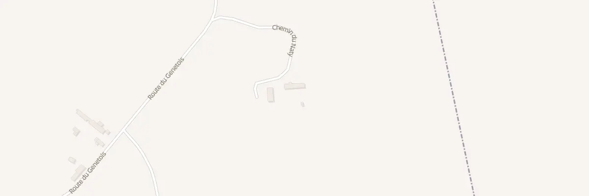 Plan du 1 Che du Naty à Soulangis