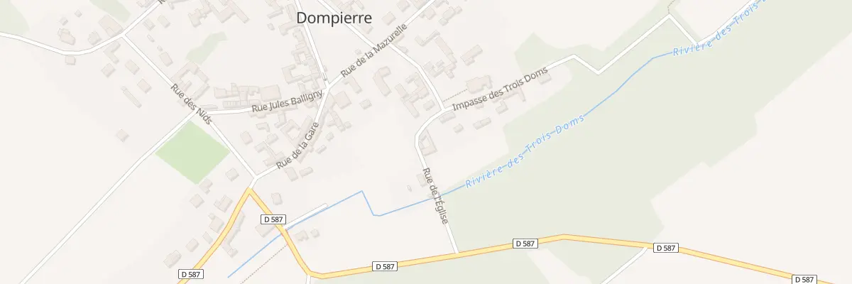 Plan du 11 Rue de l’Eglise à Dompierre