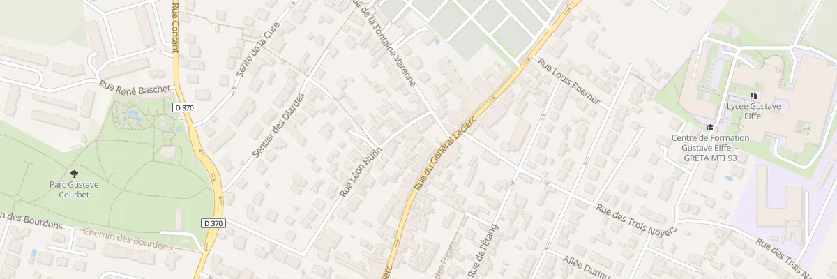 Plan du 89 Rue du Gal Leclerc à Gagny