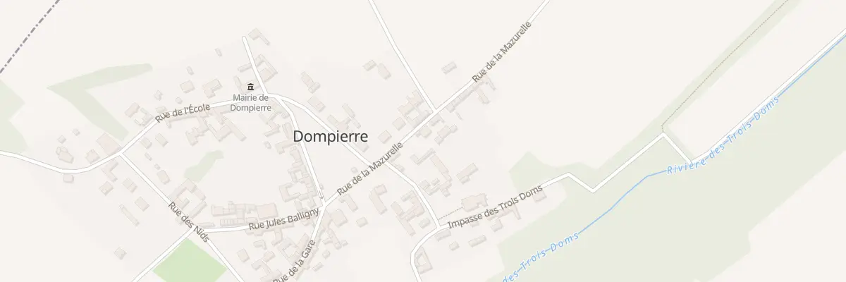 Plan du 2 Rue de la Mazurelle à Dompierre