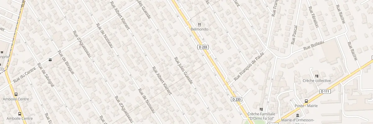 Plan du 40 Rue Jules Guesde à Ormesson-sur-Marne