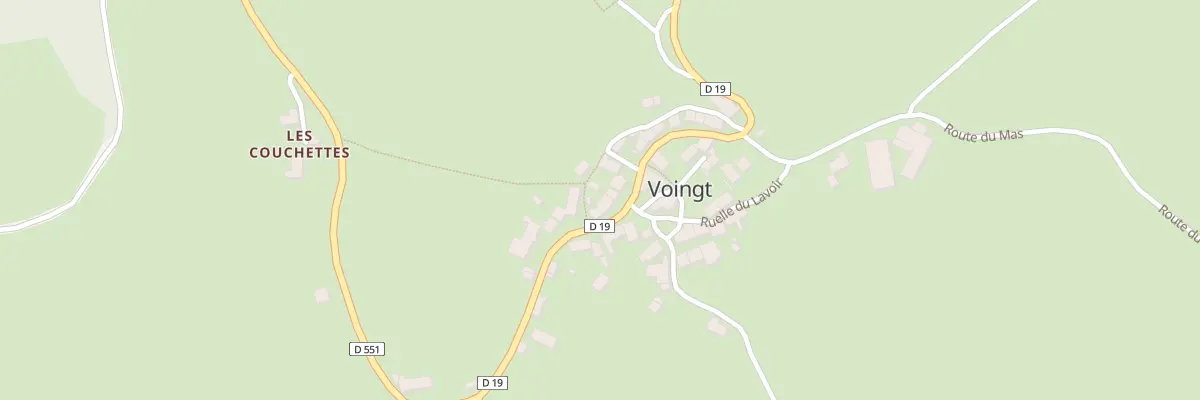 Plan du 4 Rte de Giat à Voingt