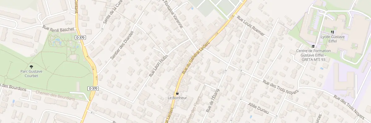 Plan du 83 Rue du Gal Leclerc à Gagny