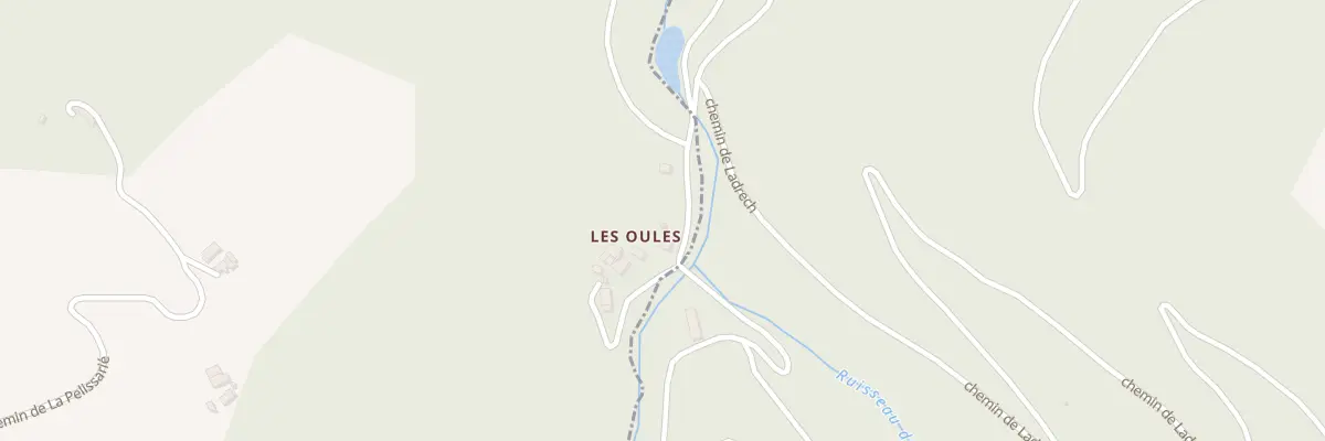Plan du 138 Rte des Oules à Curvalle