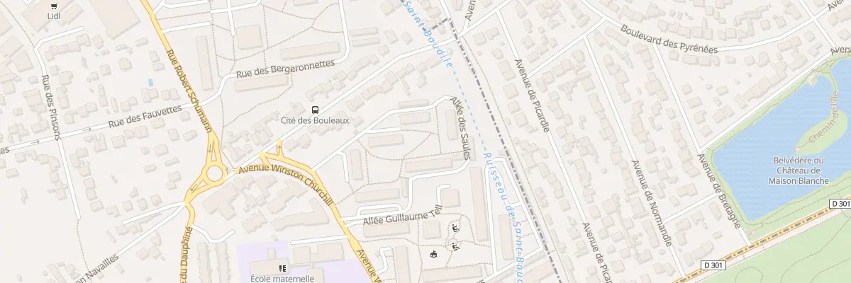 Plan du 1 All des Cedres à Neuilly-sur-Marne