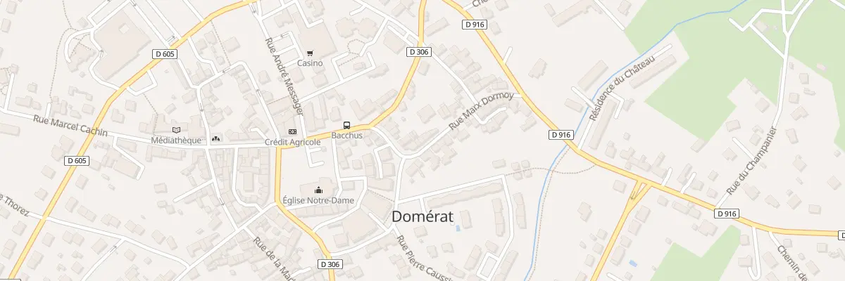 Plan du 25 Rue Marx Dormoy à Domérat