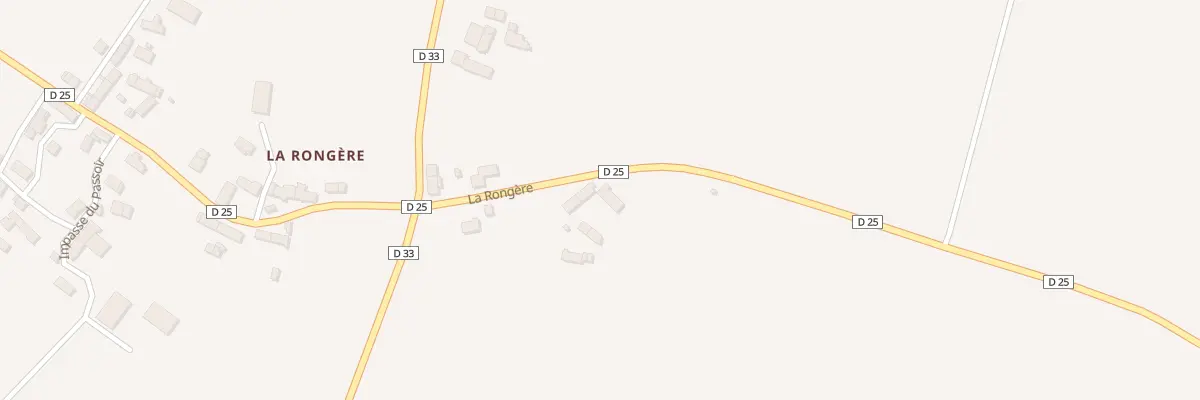 Plan du 64 La Rongere à Parassy