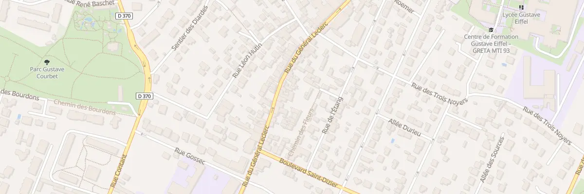 Plan du 48 Rue du Gal Leclerc à Gagny