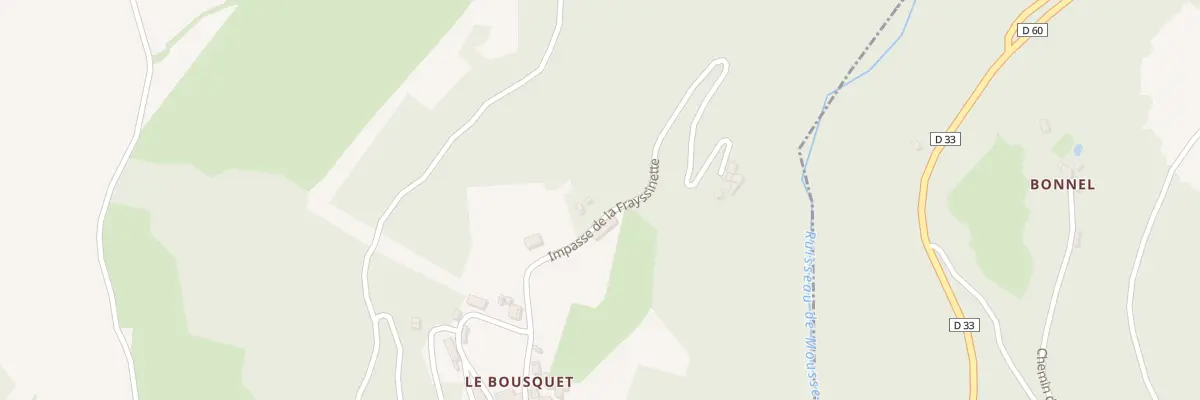 Plan du 5117 Le Bousquet à La Bastide-Solages