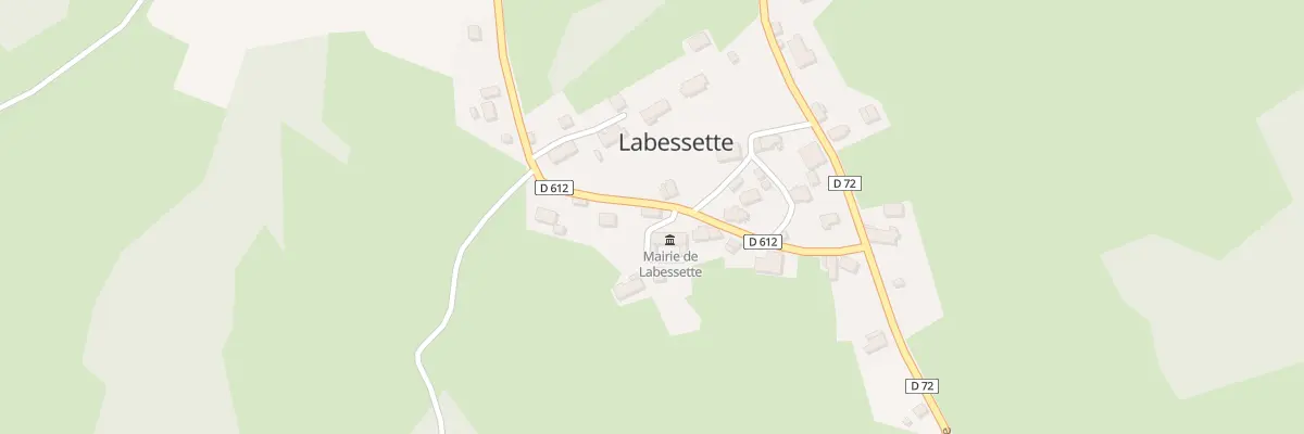 Plan du 5002 Labessette à Labessette