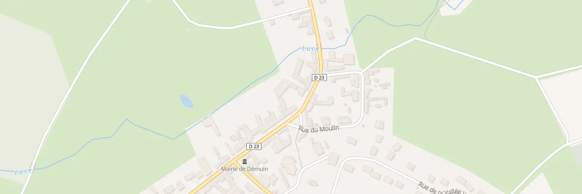 Plan du 25 Gr Grande Rue à Démuin
