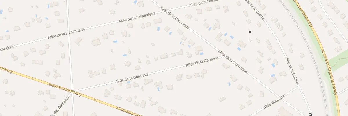 Plan du 8 All de la Garenne à Saint-Fargeau-Ponthierry