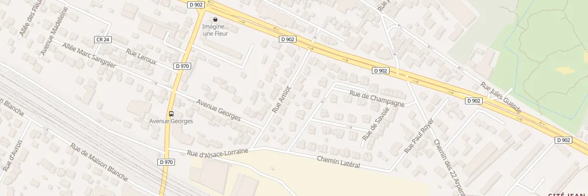Plan du 17 Rue Amiot à Gagny