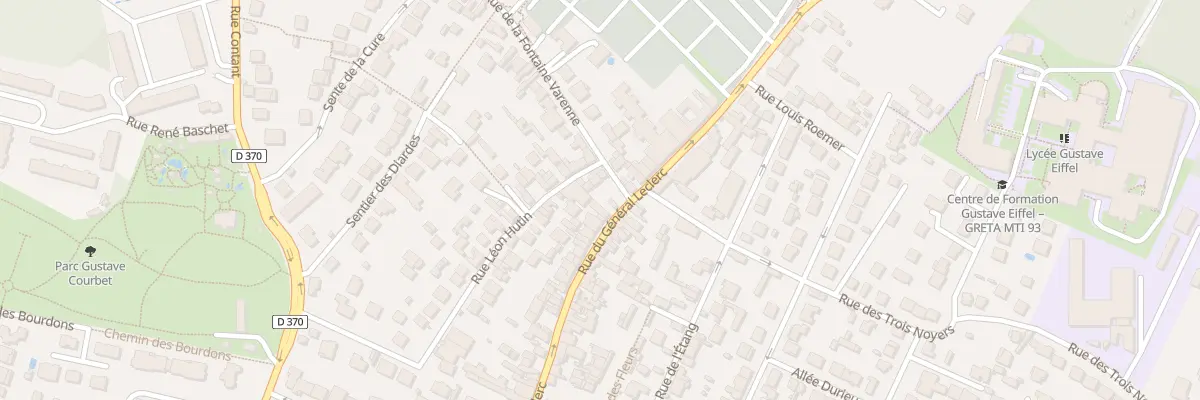 Plan du 91 Rue du Gal Leclerc à Gagny