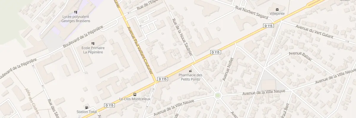 Plan du 147 Bd Robert Ballanger à Villepinte