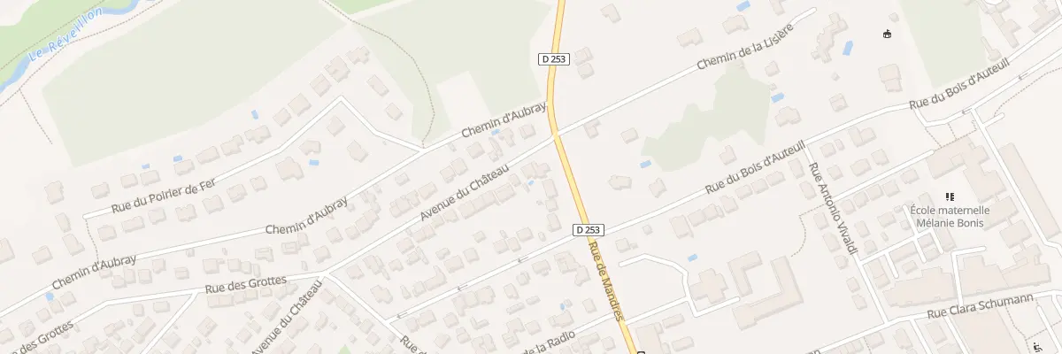Plan du 112B Av du Château à Villecresnes