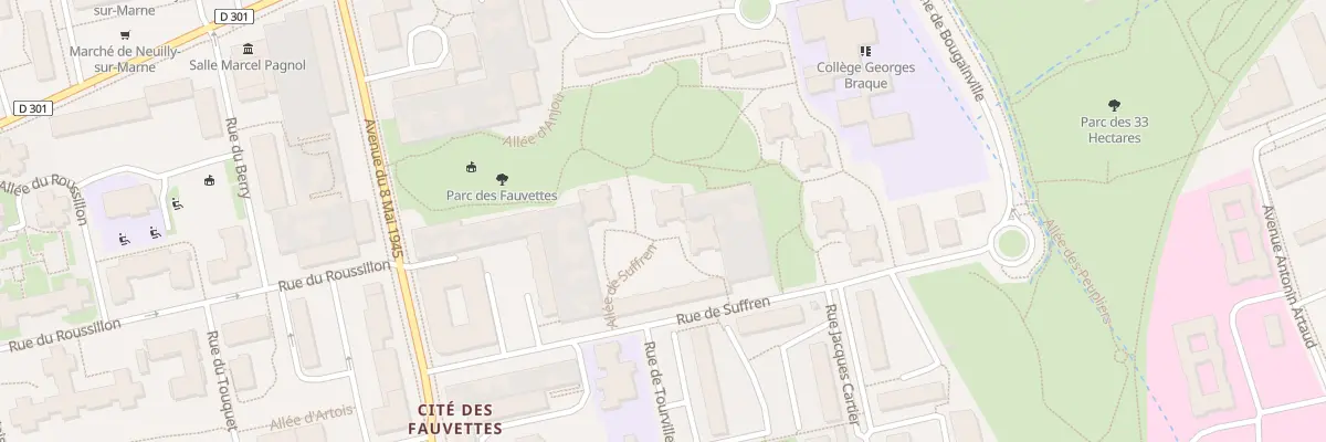 Plan du 10 Rue de Suffren à Neuilly-sur-Marne