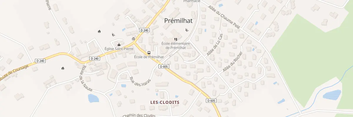 Plan du 63 All de la Cheneviere à Prémilhat