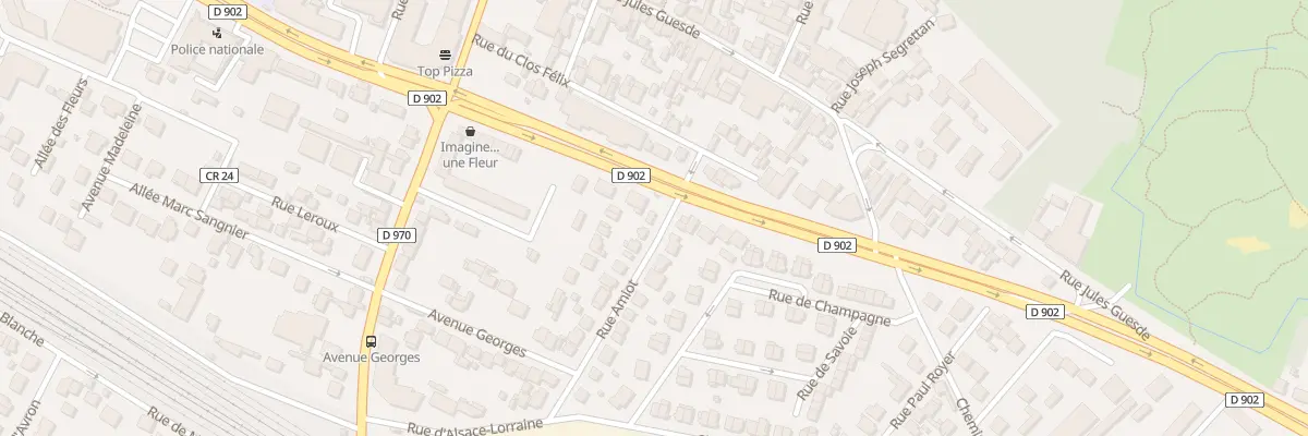 Plan du 8 Rue Amiot à Gagny