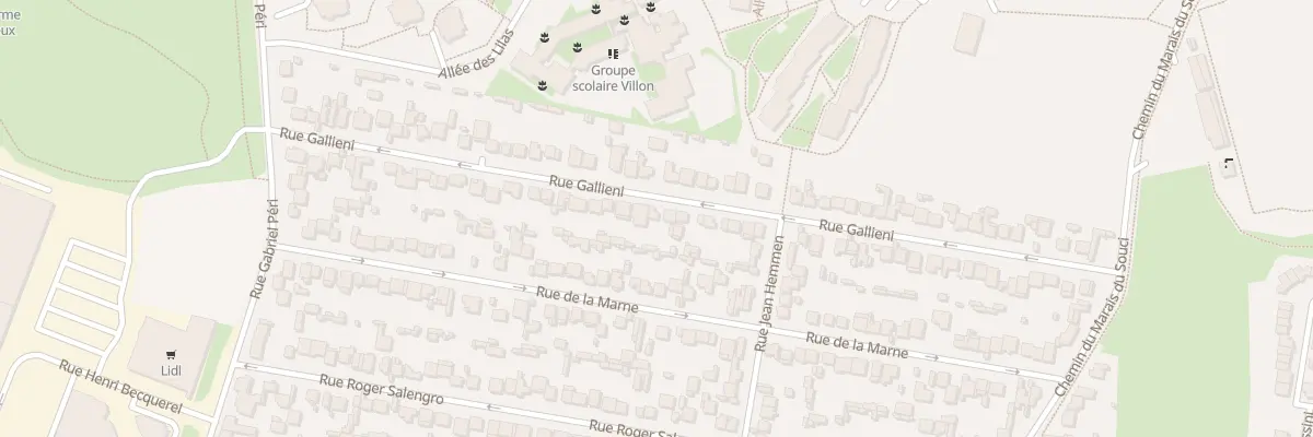Plan du 46 Rue Galliéni à Sevran