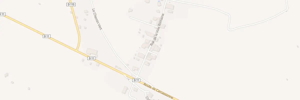 Plan du 8 Rue de la Voie Romaine à Peyriac-Minervois