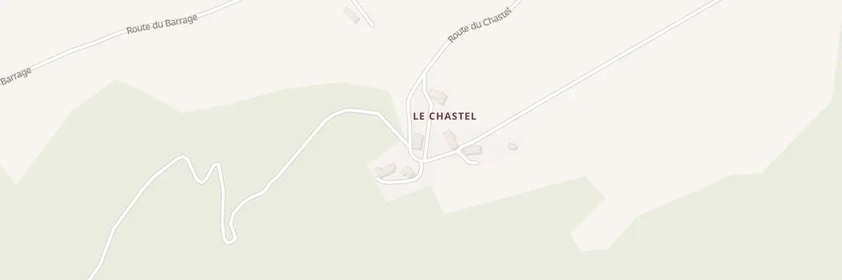 Plan du 5195 Le Chastel à Larodde