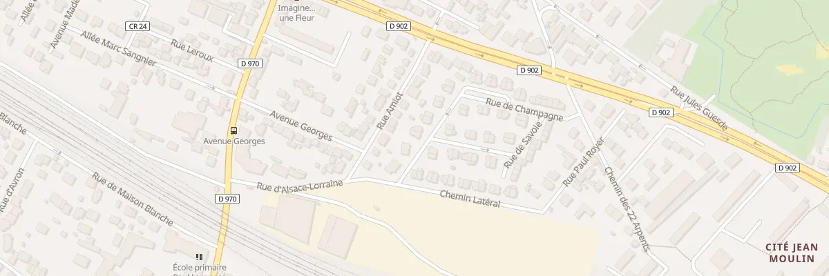 Plan du 44 Rue de Champagne à Gagny