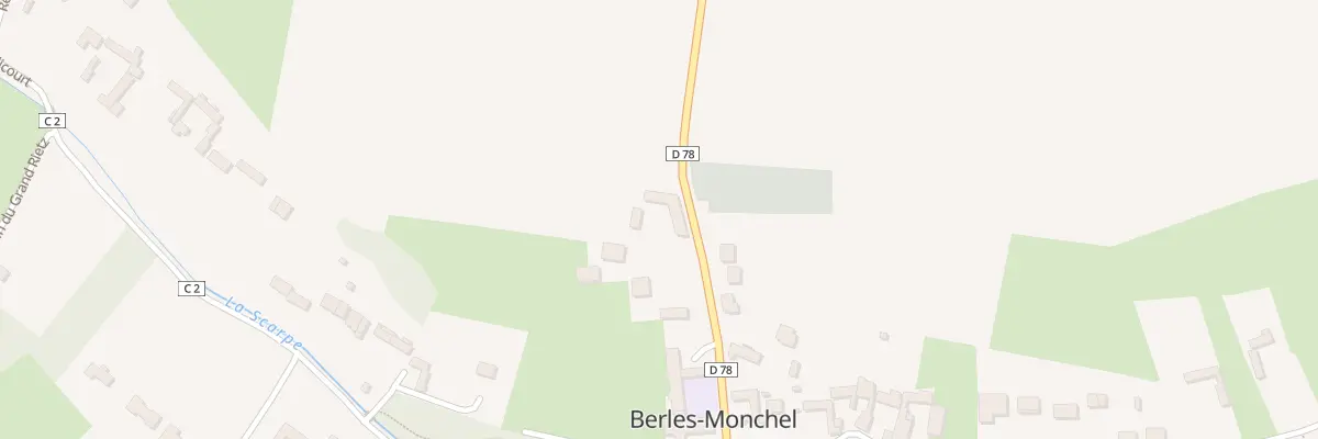Plan du 12 Rue Jules de Bonnevallet à Berles-Monchel