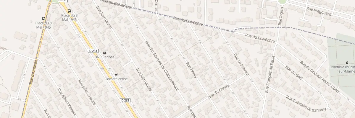 Plan du 67 Rue Henry à Ormesson-sur-Marne