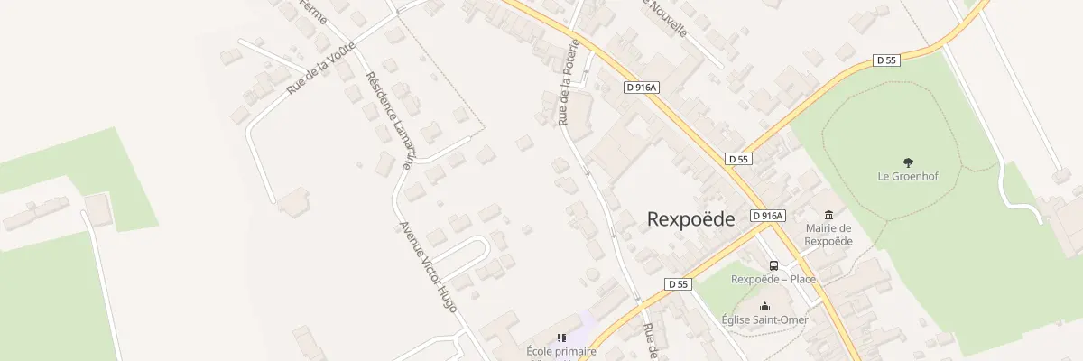 Plan du 10 Rue de la Poterie à Rexpoëde