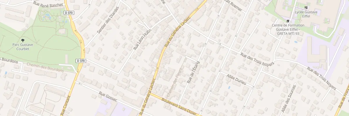 Plan du 54T Rue du Gal Leclerc à Gagny