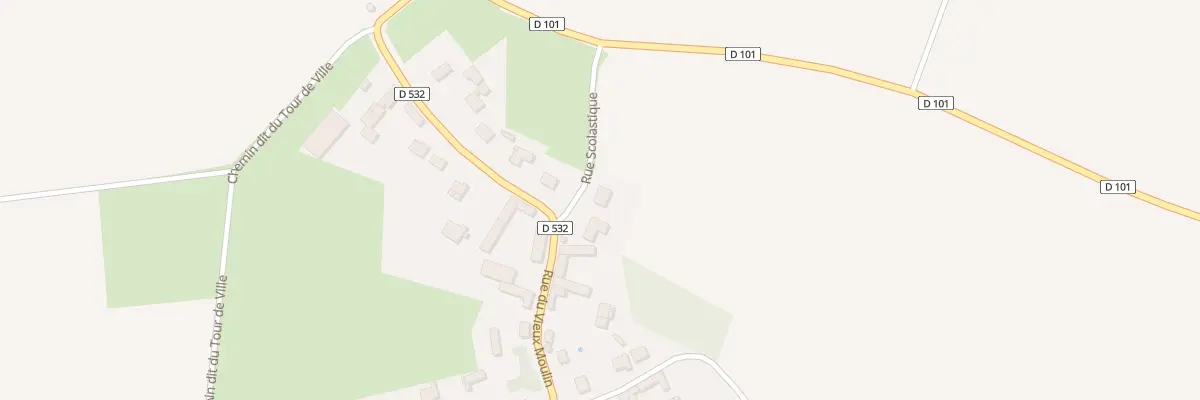 Plan du 2 Rue Scolastique à Fouilleuse