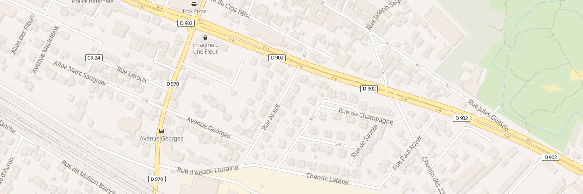 Plan du 13 Rue Amiot à Gagny