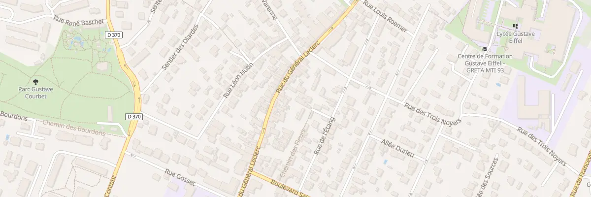 Plan du 62 Rue du Gal Leclerc à Gagny