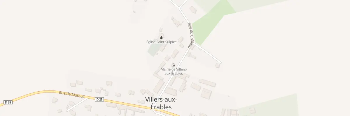 Plan du 10 Rue du Château à Villers-aux-Érables