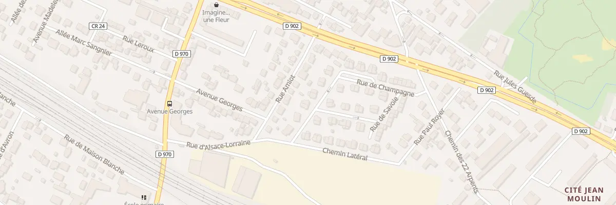 Plan du 42 Rue de Champagne à Gagny