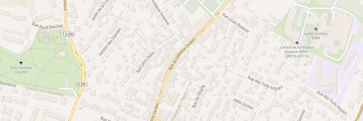 Plan du 70 Rue du Gal Leclerc à Gagny