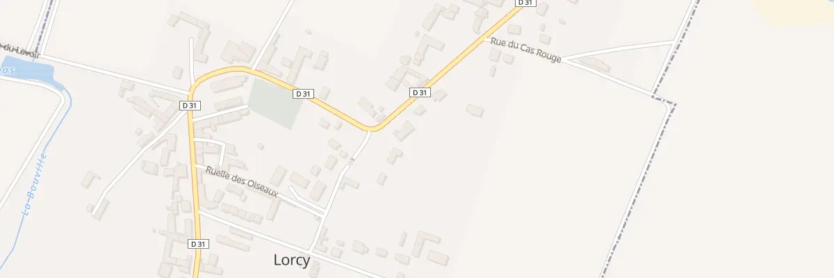 Plan du 9 Rue du Vingt et Un Aout à Lorcy