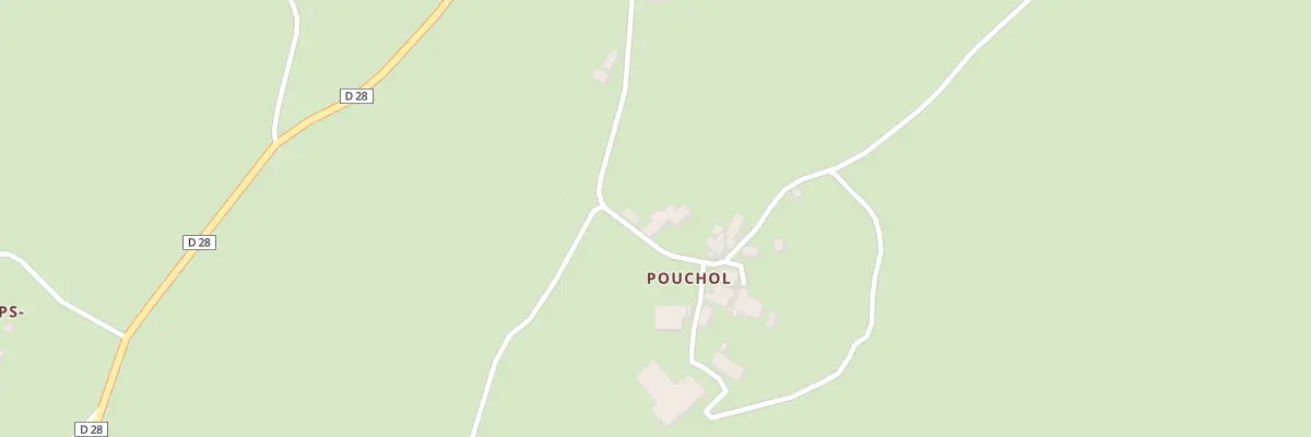 Plan du 2 Pouchol à Dontreix