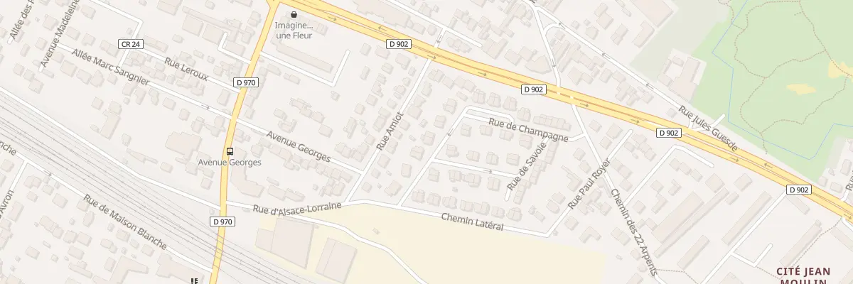 Plan du 40 Rue de Champagne à Gagny