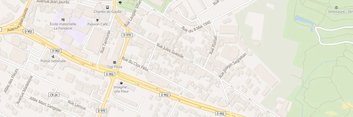 Plan du 30 Rue Jules Guesde à Gagny