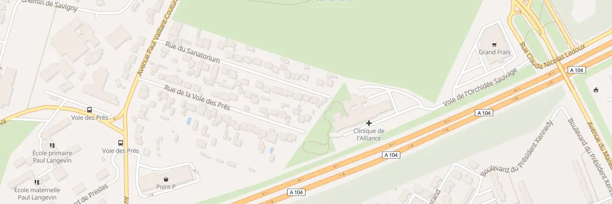 Plan du 42 Rue du Sanatorium à Villepinte