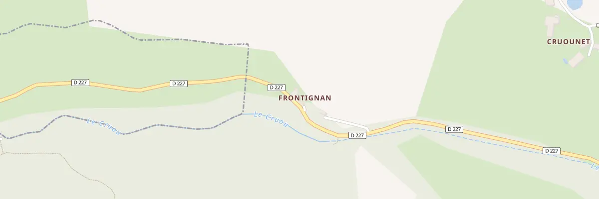 Plan du 5564 Frontignan à Salles-la-Source