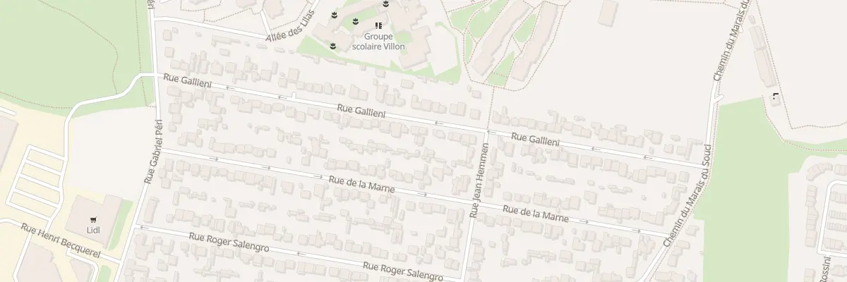 Plan du 50 Rue Galliéni à Sevran