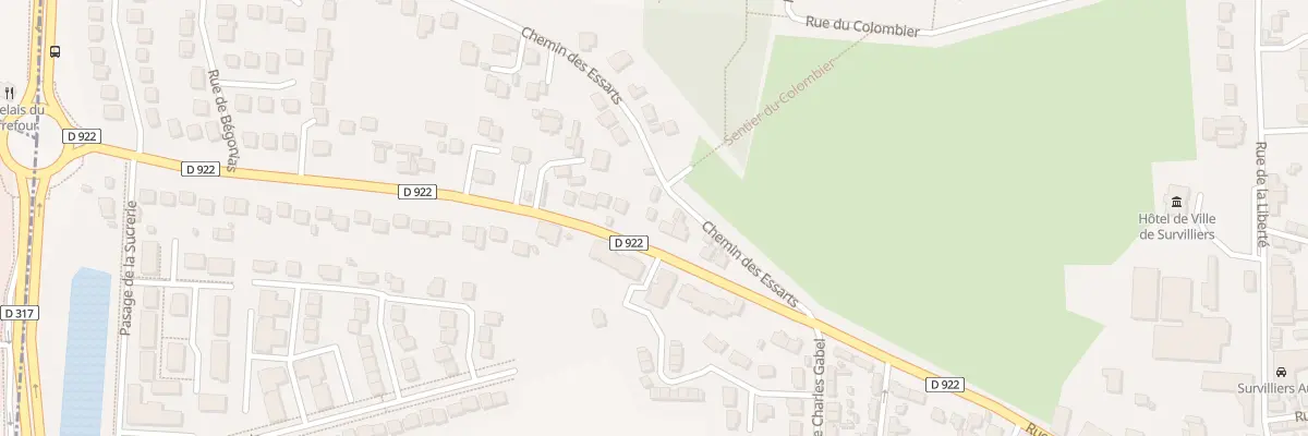 Plan du 10 Rue de la Gare à Survilliers