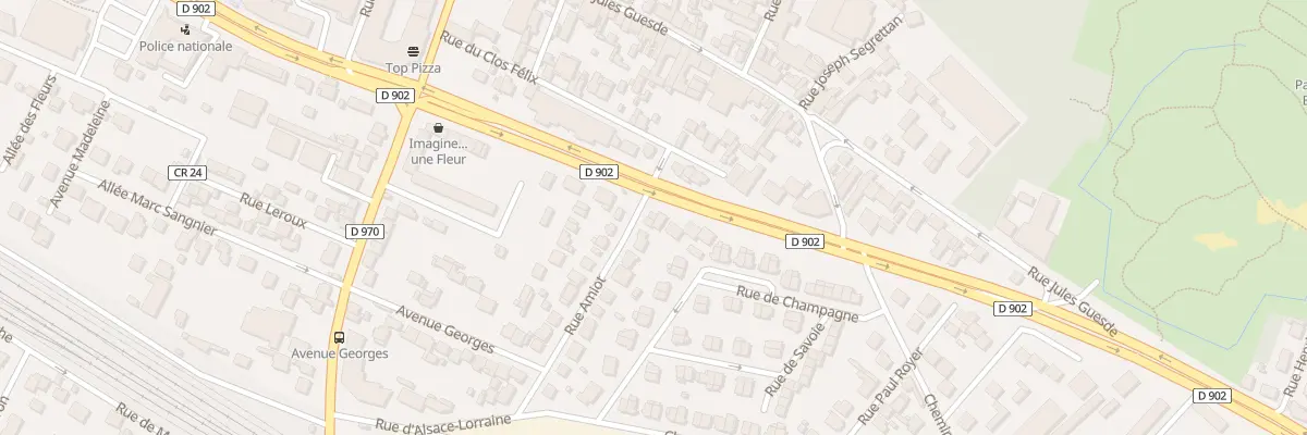Plan du 9 Rue Amiot à Gagny