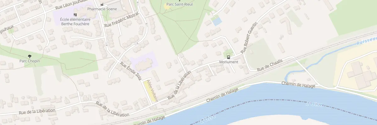 Plan du 3T Rue de la Libération à Brenouille