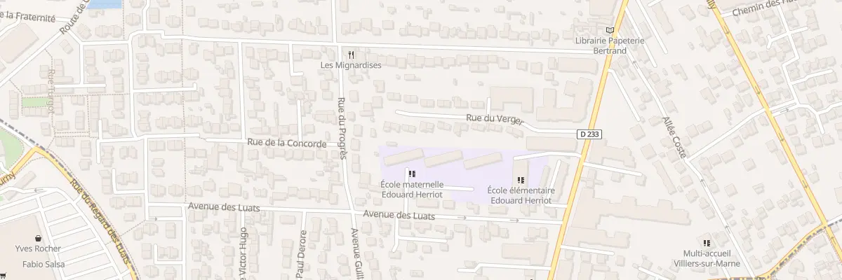 Plan du 23 Rue du Verger à Villiers-sur-Marne