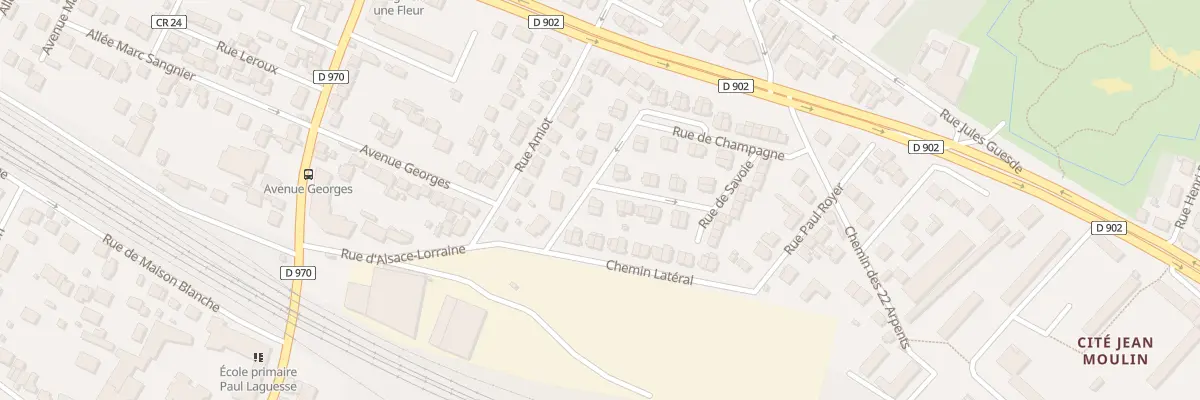 Plan du 17 Rue de Champagne à Gagny
