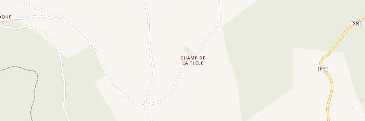 Plan du 6008 Champ de la Tuile à Lapeyrugue